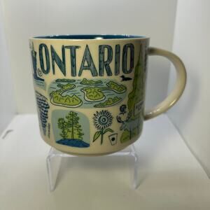 Starbucks Coffee Mug Cup ONTARIO Been There Series Across The Globe Collection